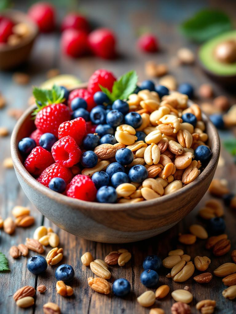 Mélange de noix de cajou, fruits secs, baies et autres noix – énergie et gourmandise pour tous 1 kg