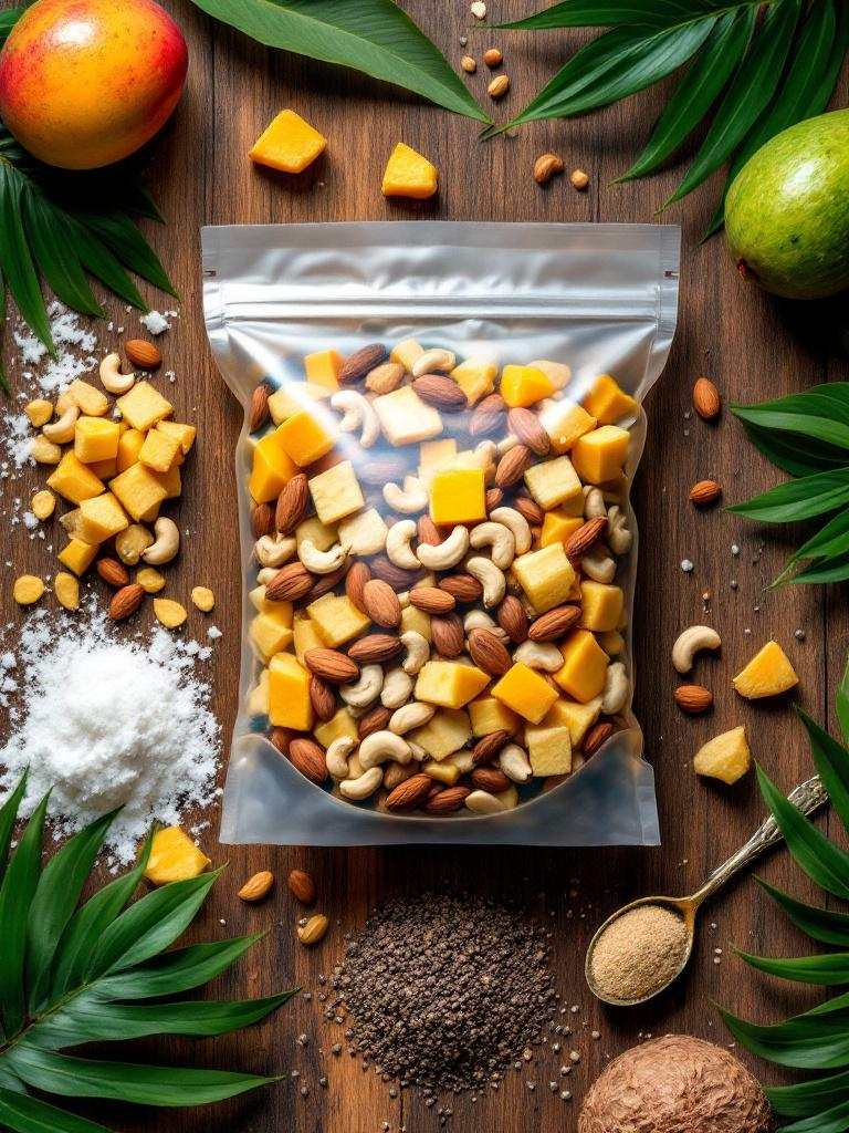Mélange Énergétique Tropical au Baobab – Une Source de Vitamines et d'Énergie 1 KG