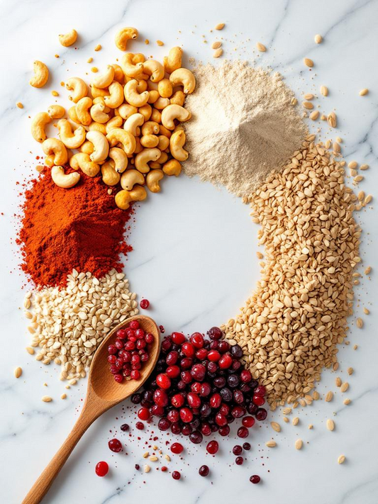 Mélange de noix de cajou, fruits secs, baies et autres noix – énergie et gourmandise pour tous 1 kg