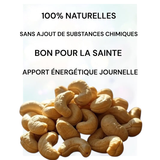Noix de cajou entières 1 kg Fraîches, croquantes et naturelles crues en K2G