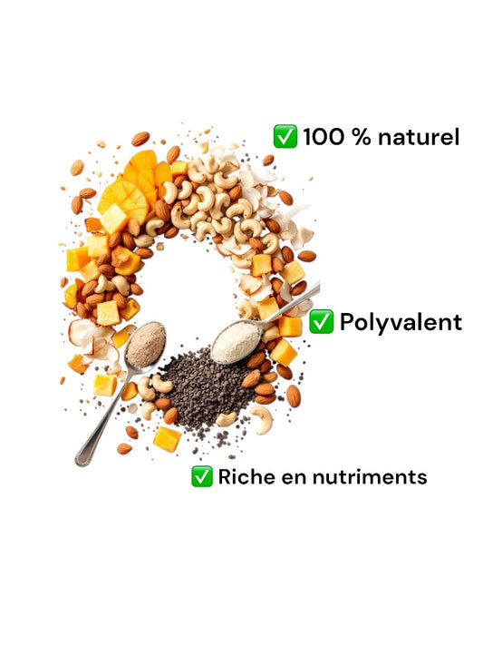 Mélange Énergétique Tropical au Baobab – Une Source de Vitamines et d'Énergie 1 KG